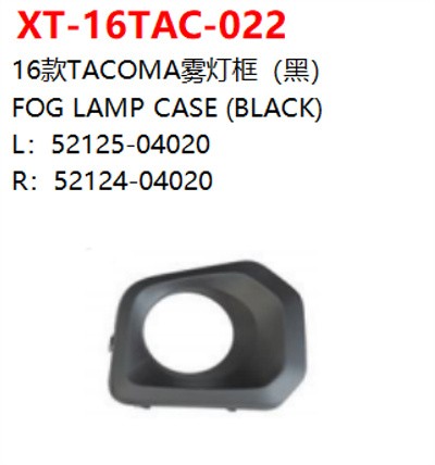 FOG LAMP CASE (BLACK)