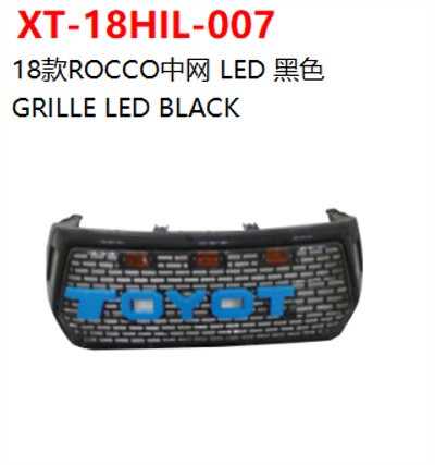 GRILLE LED BLACK