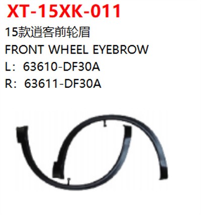 FRONT WHEEL EYEBROW