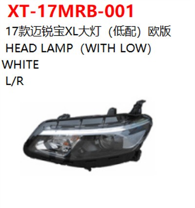HEAD LAMP（WITH LOW）WHITE