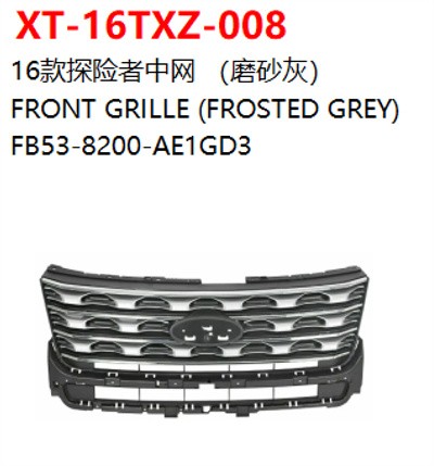 FRONT GRILLE (FROSTED GREY)
